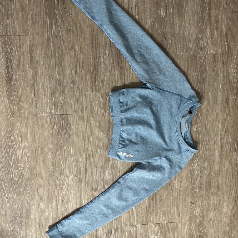 GYMSHARK ADAPT LONG SLEEVE CROP TOP
